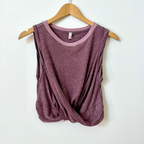FP Movement by Free People Tops - Free People Movement Undertow Cropped Tank Top Mauve Pink XS